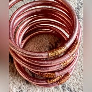 Budhagirl rose gold all weather bangles